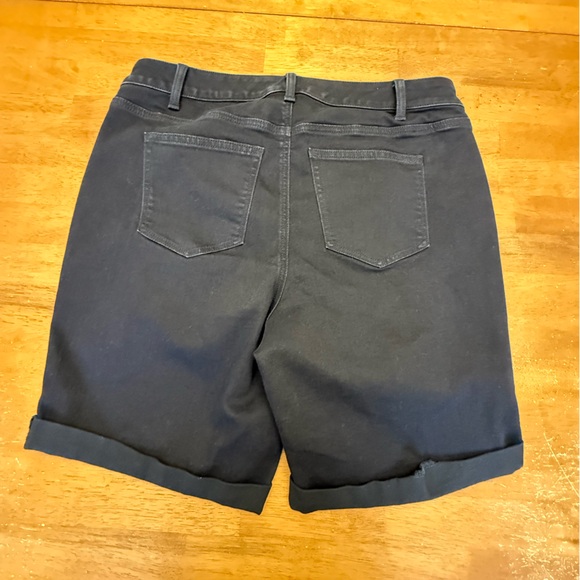 Talbots Dark Denim Girlfriend Shorts - Picture 8 of 8